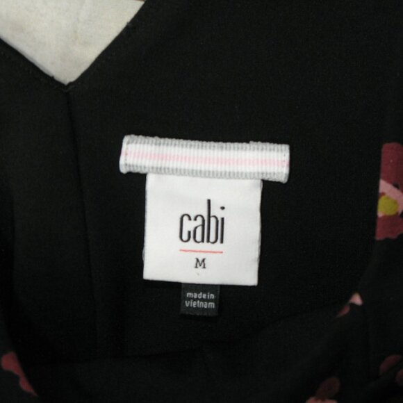 Cabi Distorted Flower Print Double Knit Cropped Tank Size Medium - Picture 6 of 6